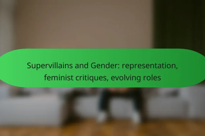 Supervillains and Gender: representation, feminist critiques, evolving roles