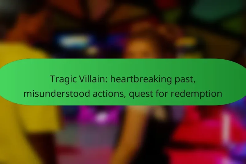 Tragic Villain: heartbreaking past, misunderstood actions, quest for redemption